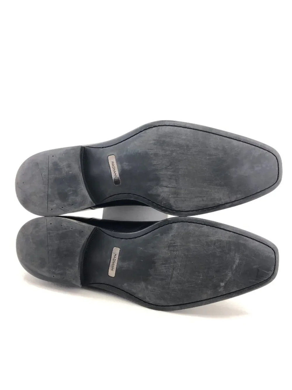 Magnanni Federico Black Leather Dress Oxford Shoes 9.5 D